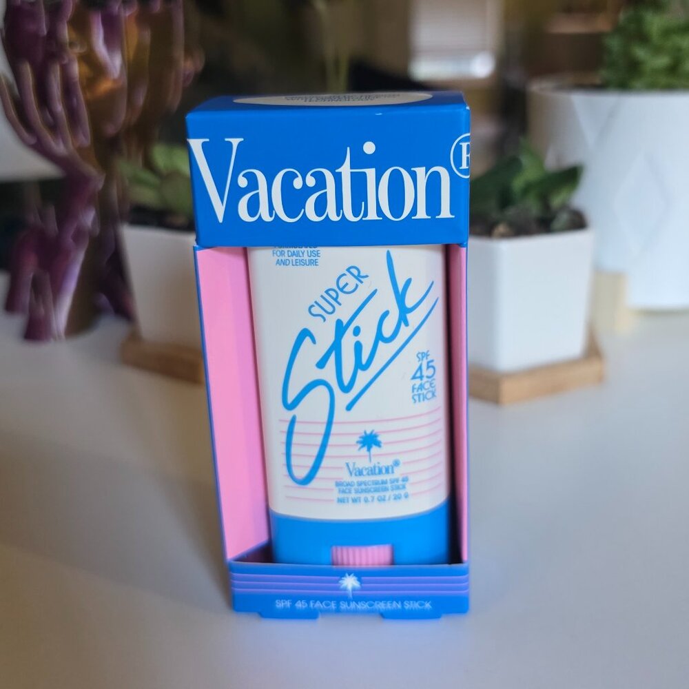 Vacation Super Stick SPF 45 Precision Face Stick Sunscreen .07oz